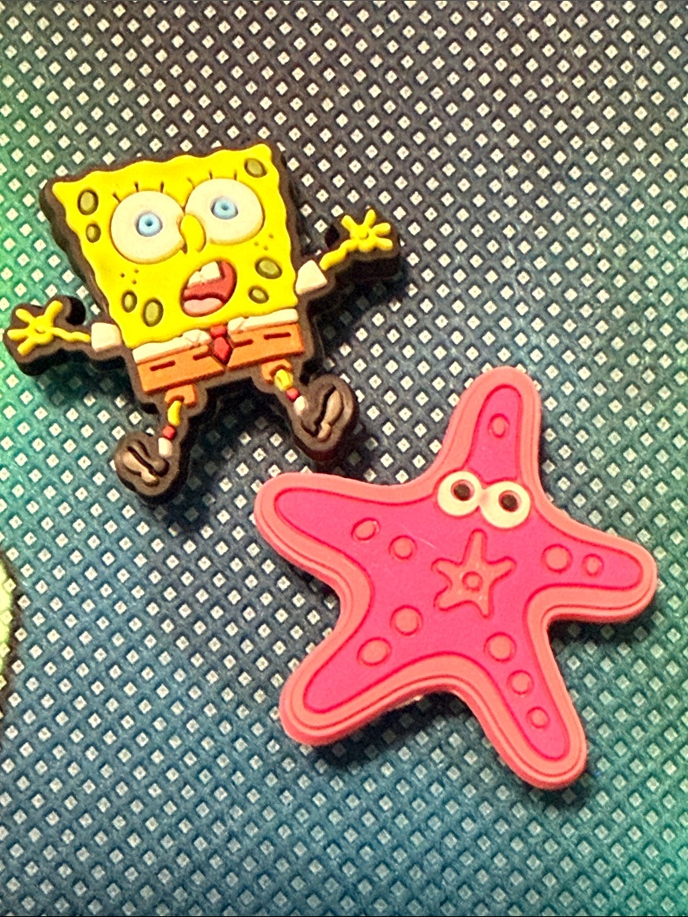 SpongeBob Croc charm set